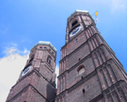 "Frauenkirche Towers" &mdash; Photo Taken from Marienplatz, Munich, Germany
